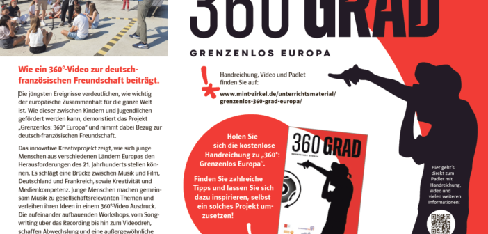 Grenzenlos: 360° Europa | Ein 360°-Rapvideo zur deutsch-französischen Freundschaft